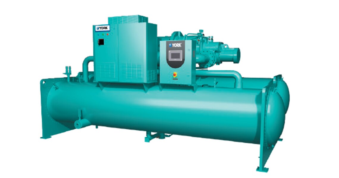 Variable speed water chiller product by York