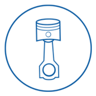 Icon of a piston