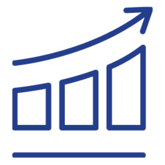 A visual representation of business growth, featuring a graph that indicates increasing performance metrics over time.