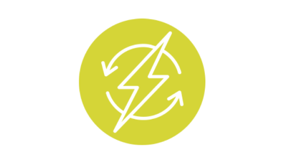 Icon depicting allocation of energy resources