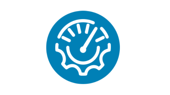 Icon depicting efficient infrastructures