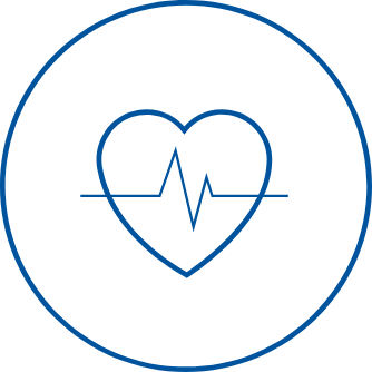Icon depicting health industries
