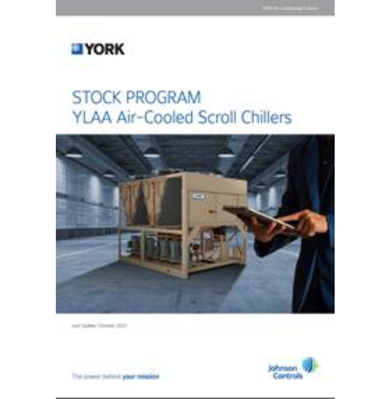 Stock Program YLAA air-cooled scroll chiller