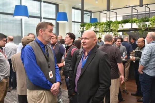 Johnson Controls employees celebrate the grand opening thumbnail