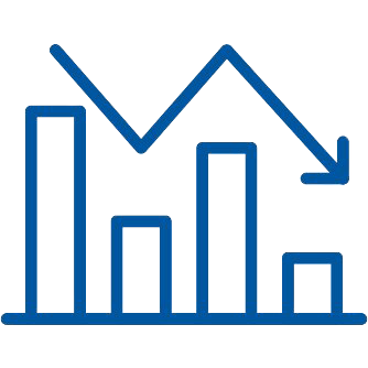 Graph with decreasing mark