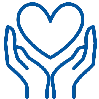 Heart within the hands