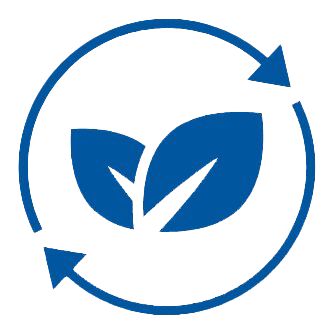 Two leaves within a circle