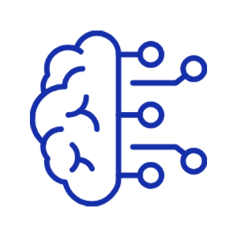 Icon depicting artificial intelligence